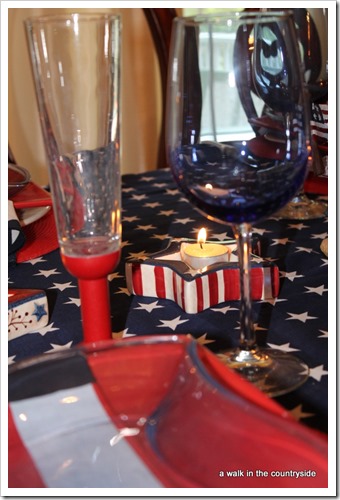 patriotic table for 4th of july