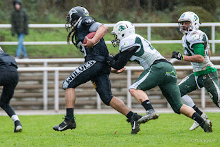 Sportfotografie American Football Minden Wolves Bielefeld Bulldogs Olaf Kerber