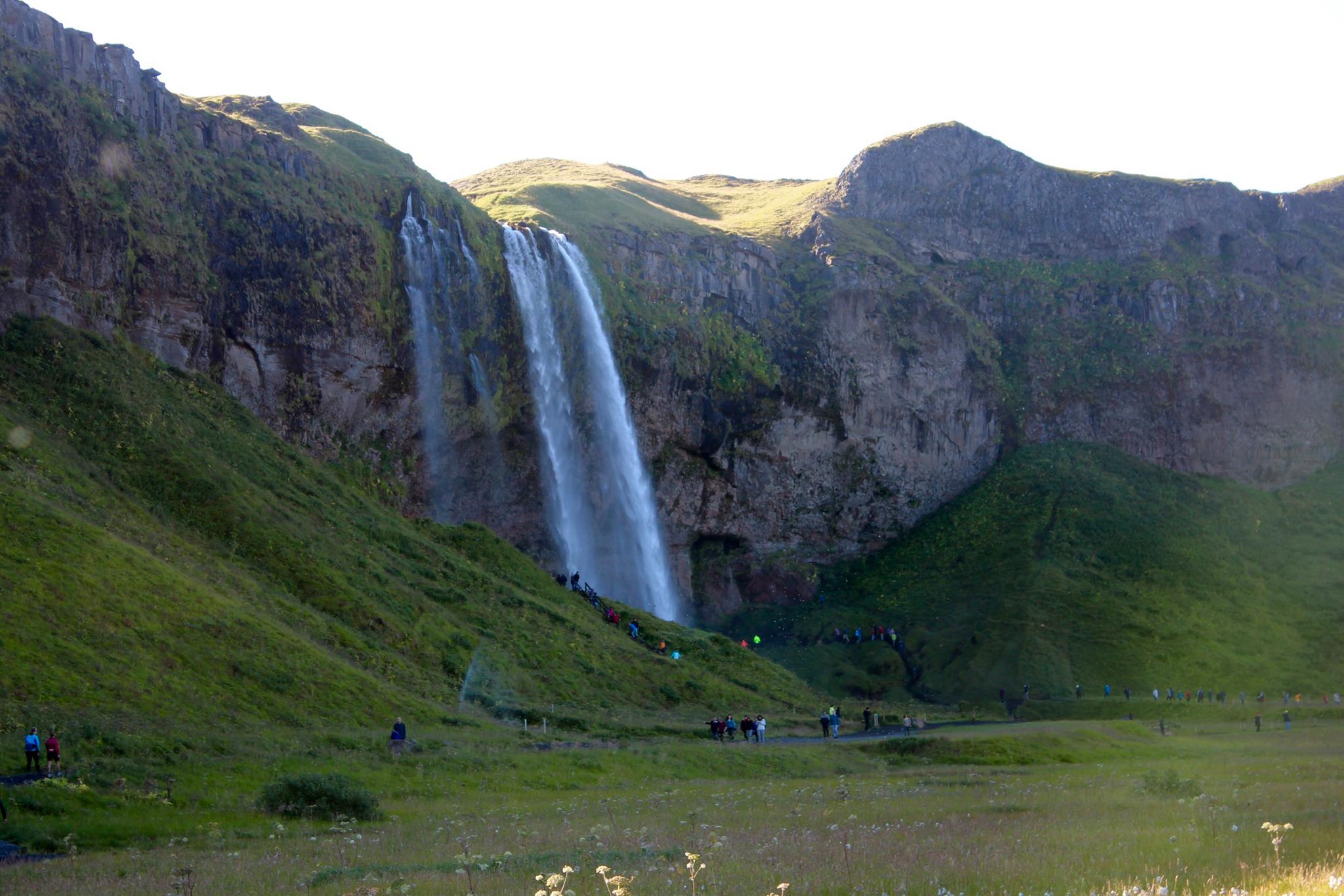 View of Seljalandsfoss waterfall