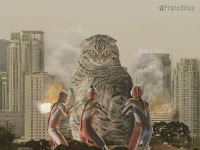 Este artista convierte gatos en gigantes con Photoshop y el resultado es genial