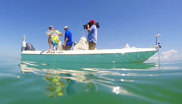 Filming Salty Surprise in Islamorada