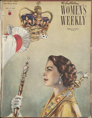 Cover Australian Women's Weekly, 10 June 1953, with Queen Elizabeth on the cover