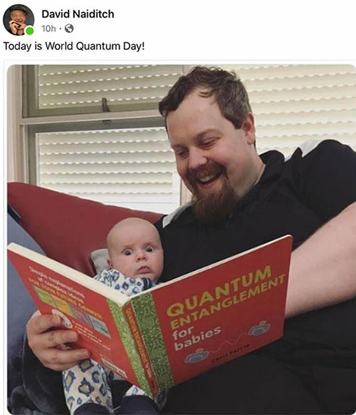 Maybe "for babies" is easier than "student friendly" books (Source: D. Naiditch's Facebook)