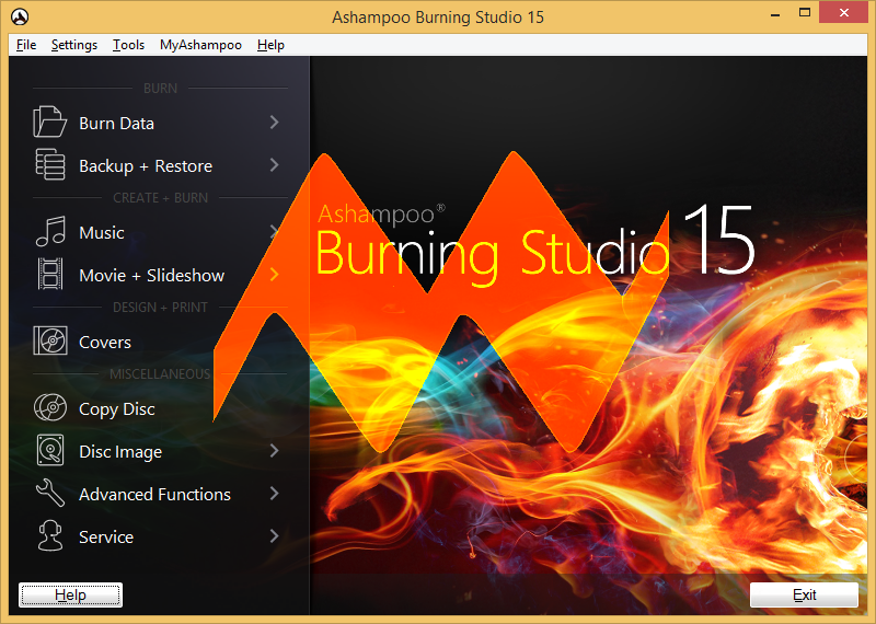 Ashampoo Burning Studio 15.0.1 Ashampoo Burning Studio 15.0.1
