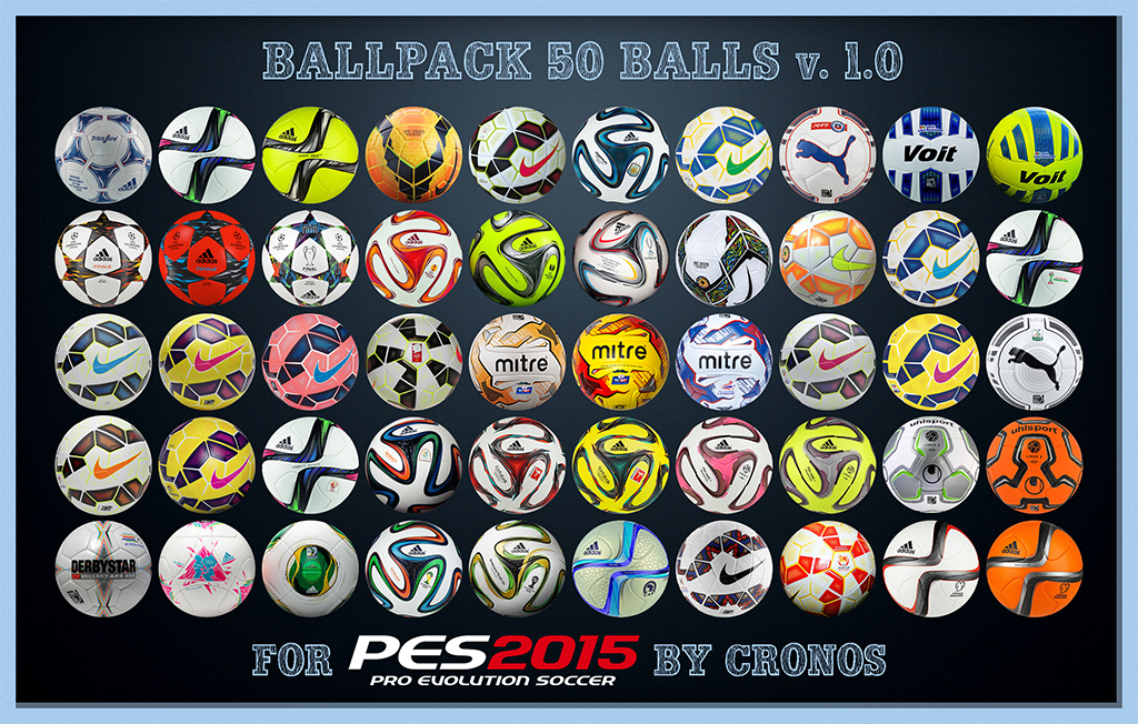 PES 2015 Ballpack 50 Balls v.1.0