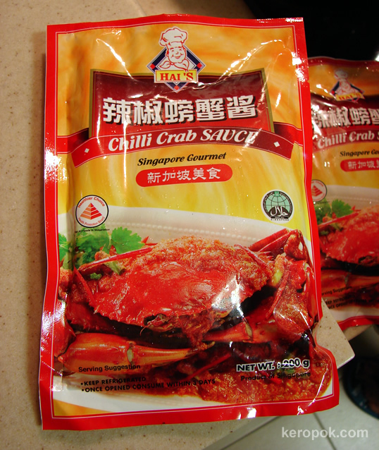 in the chilli crab paste.