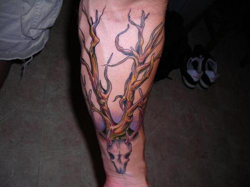 90 Nine Tattoo Designs - Tree Tattoo Designs