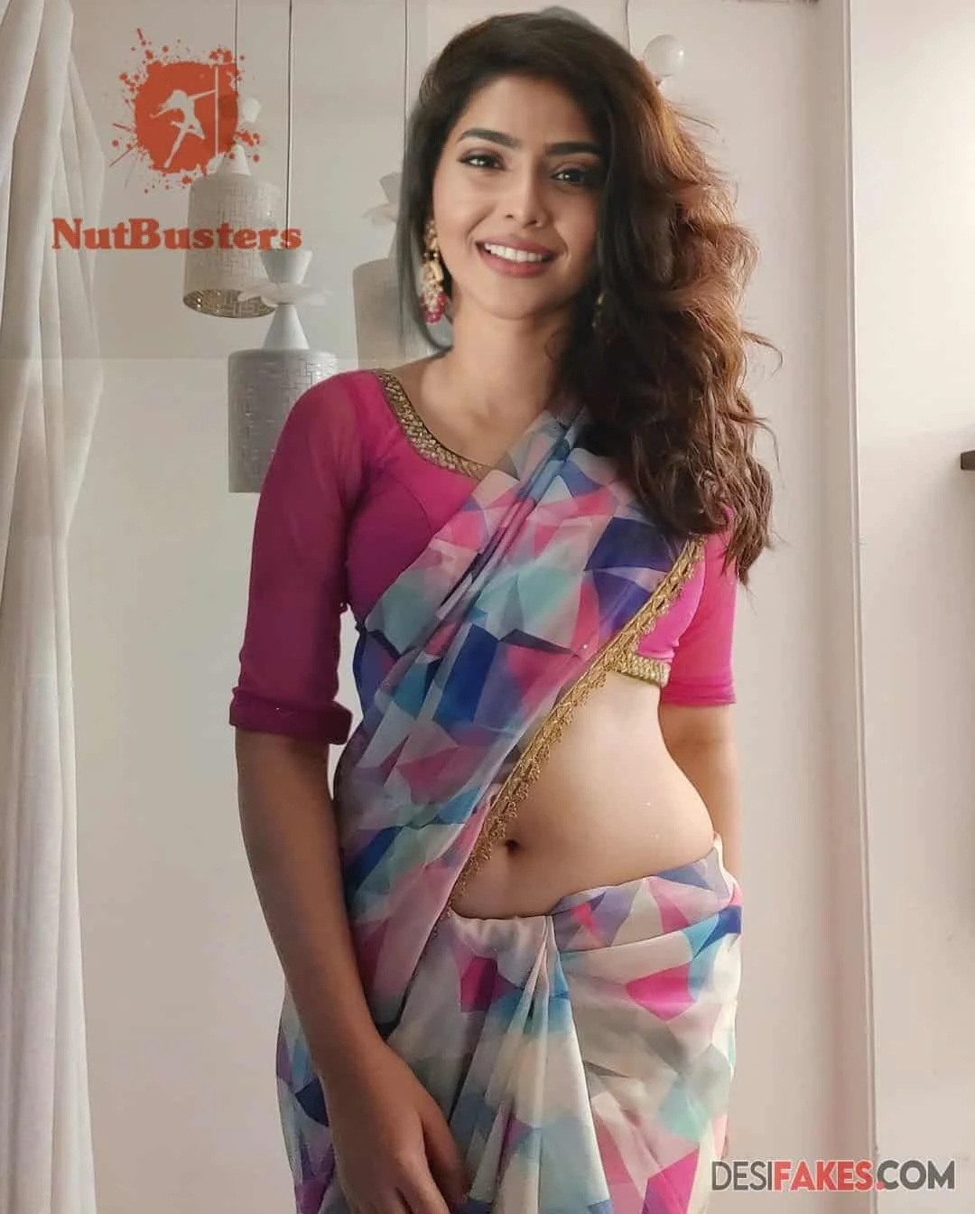 Aishwarya Lekshmi Sexy Fake Bikini and Lingerie Photos