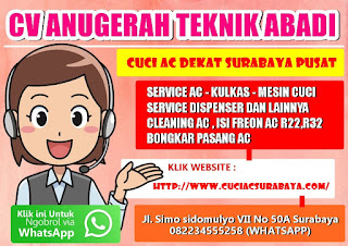 Cuci AC Dekat Surabaya Pusat 