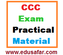 CCC Practical Exam material 