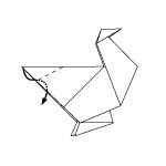Origami Ayam Betina