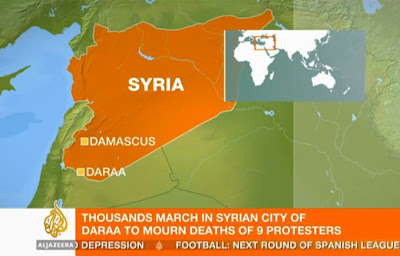 la proxima guerra represion sangrienta manifestaciones Siria