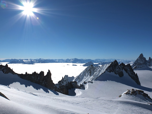 DENT DU GEANT SKI DE RANDO glacier des marbrés MANU RUIZ 