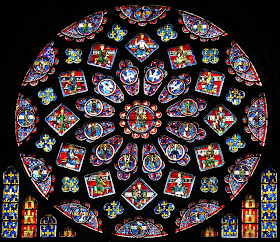Rosácea de Chartres, França