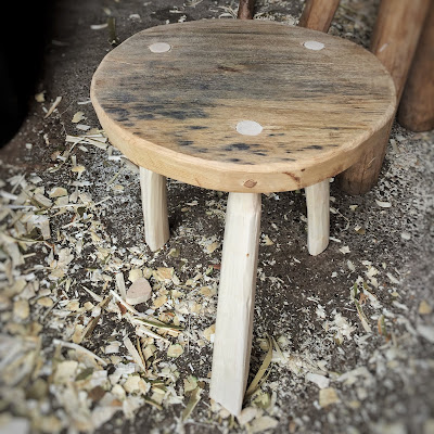 Rustic Stool Workshop with Rustic Carpentry in Leicestershire ©bighomebird