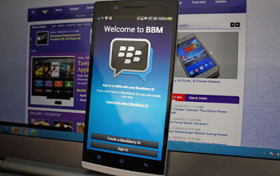 Tampilan BBM Untuk Android