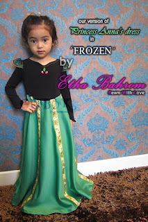 Gobok Etha: Dress Kanak-kanak Frozen