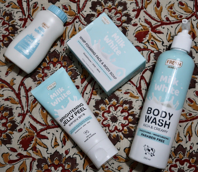 Fresh Skinlab Milk White Skin Care review: yummy, milky bath products morena filipina beauty blog