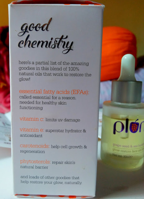 Plum Grape Seed & Sea Buckthorn Glow Restore Face Oils Blend