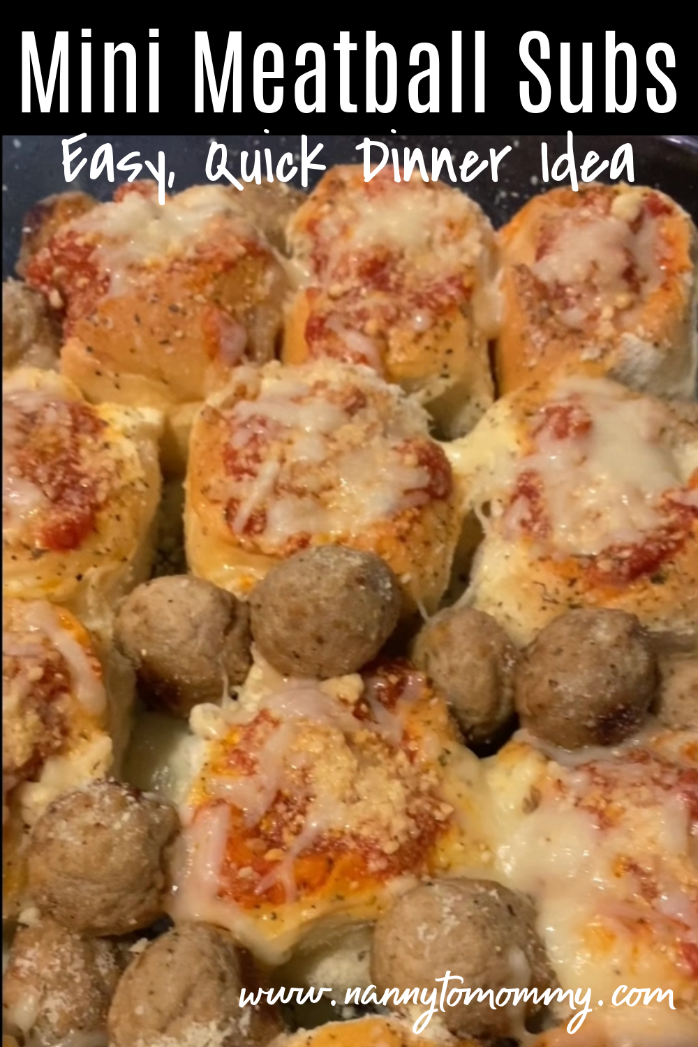 Mini Meatball Subs {Quick Dinner Idea or Fun Party Appetizer}