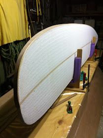 wood surfboard
