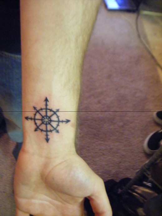 Awesome Cross Wrist Tattoo