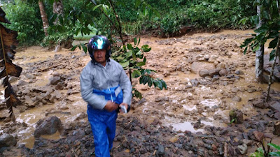 CURAH HUJAN TINGGI, TALAMAU DILANDA BANJIR DAN LONGSOR 