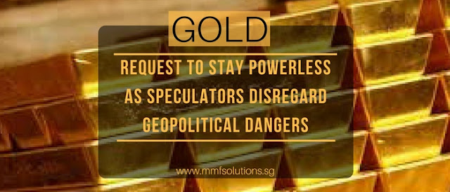 Gold request to stay powerless as speculators disregard geopolitical dangers