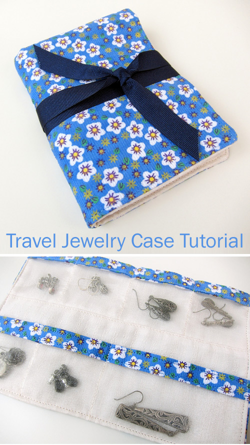 Travel Jewelry Case Bag DIY Tutorial