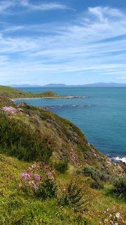 Titahi Bay looking south with NZ South Island in the Background