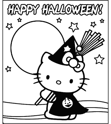 Download HELLO KITTY COLORING PAGES