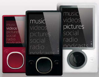 microsoft video mp3 player -- the zune