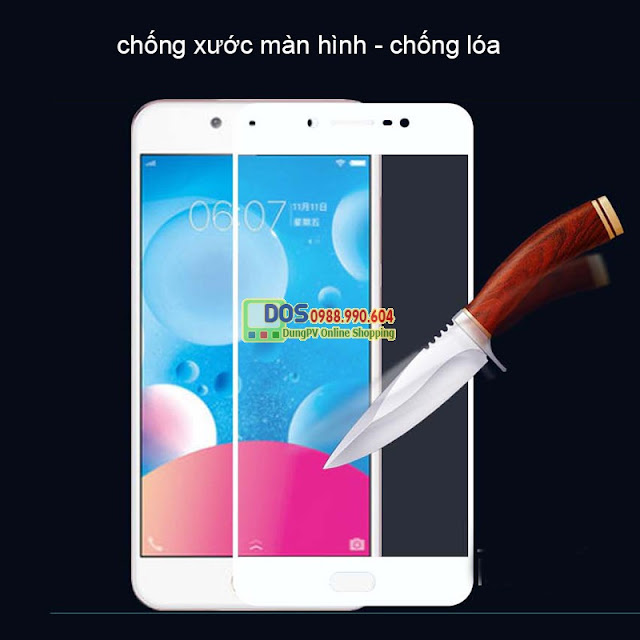 Miếng dán cường lực Vivo Y69 full màn hình  cho màn hình cong