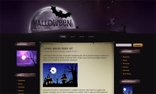 Halloween Blogger Template