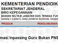 info UPDATE !! untuk Tunjangan Guru Inpassing Selesai  2017