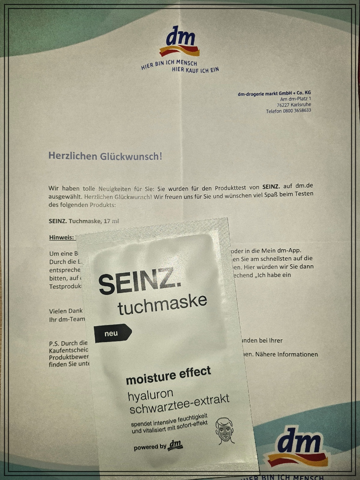 SEINZ - TUCHMASKE