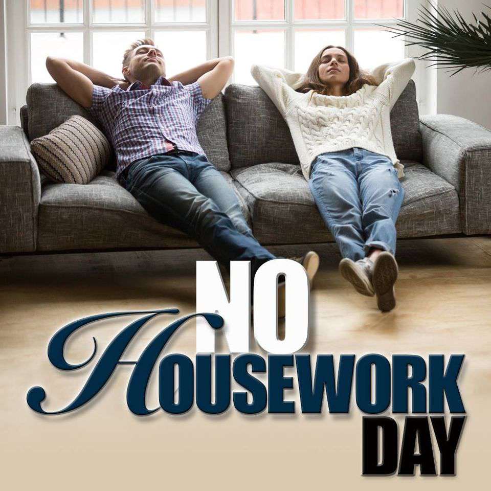 National No Housework Day Wishes