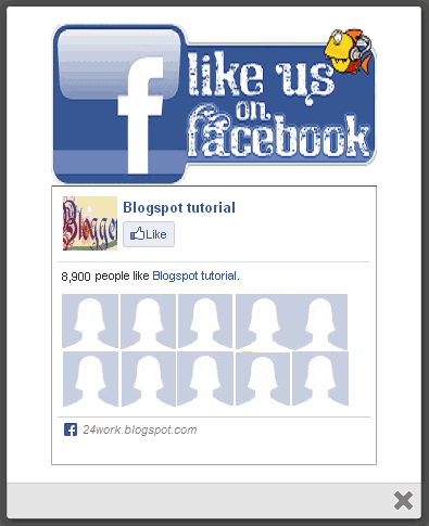 Add jQuery LIGHTBOX Popup Facebook Likebox