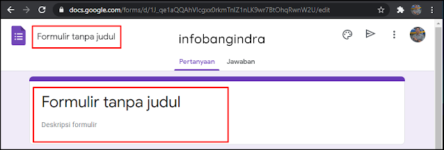 Penggunan Dasar Google Forms Untuk Pemula