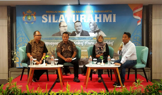 Adu Strategi Atasi Krisis Global, di Ajang Silaturahmi Kandidat Ketua KADIN Surakarta