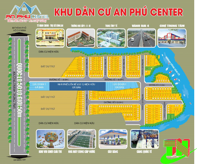 Sơ đồ phân lô dự án An Phú Center