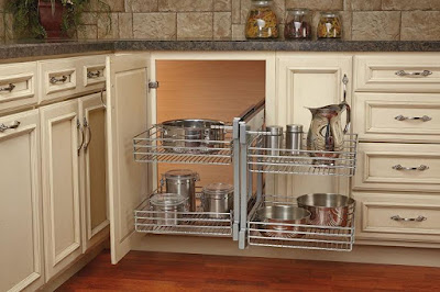 Rev-A-Shelf Blind Corner Cabinet Use Pull Slide Out System For Easy And Full Accessibility To "Hard To Reach" Items