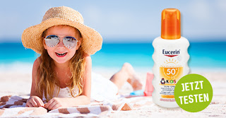  Tester Eucerin Sun Spray mit Lichtschutzfaktor 50+