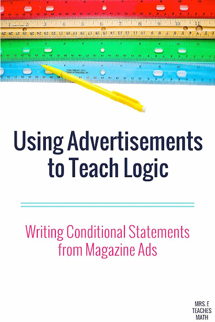 Need a fun idea for teaching conditional statements in high school geometry?  This free project is relevant for students and can even fit in their interactive notebooks!