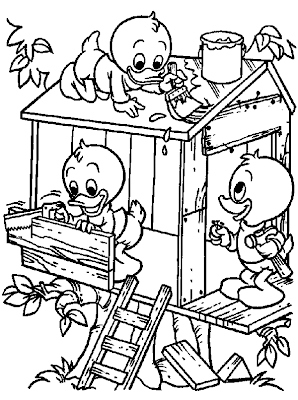 Disney Coloring Pages, Donald Duck Coloring Pages