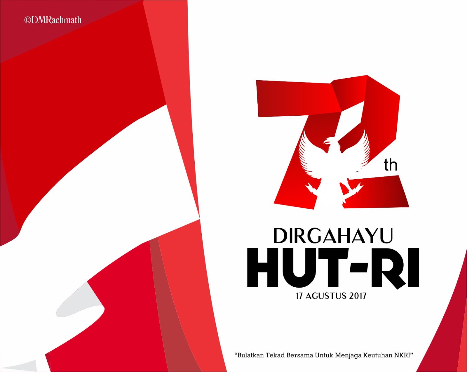 HUT RI 72 LOGO  Imahku Studio  Imahku Desain