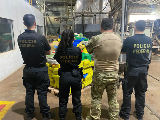 Polícia Federal de Guaíra realiza a 6ª operação de incineração de drogas este ano
