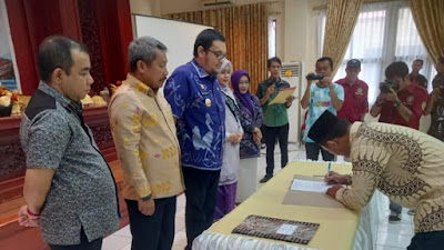 SHM Dirangkaikan Dengan Pengukuhan Bunda Literasi Kecamatan Se-Kabupaten Parigi Moutong