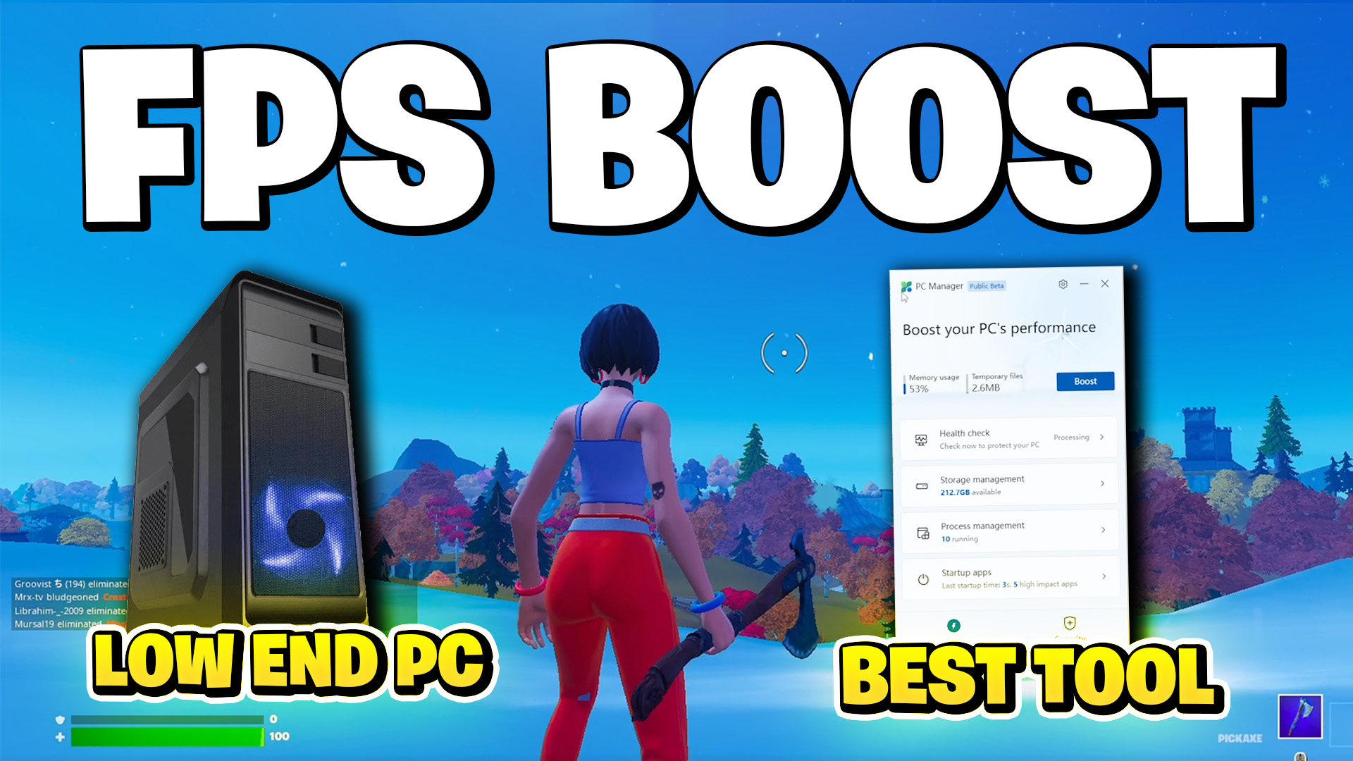 You NEED Tool to BOOST FPS in Fortnite Chapter 4! (LOW END PC/LAPTOPS)