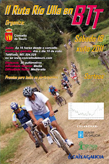 II Ruta do Ulla, Touro, Concello, BTT, Mtb, Galicia, Ciclismo, Mountain Bike, Calendario de Marchas